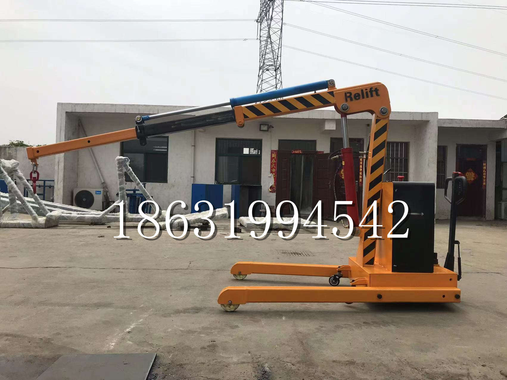 阳曲县久征定做3吨三轮随车吊 农用园林绿化移树吊 平板工程用小吊机