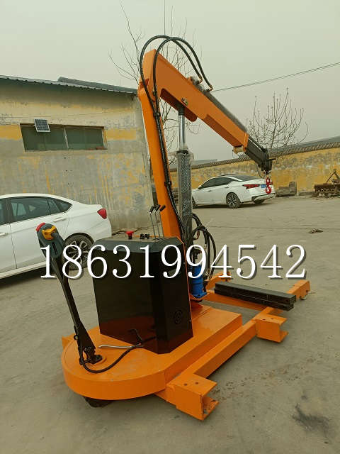 阳曲县自卸车厢随车吊 自制轮式四不像起重机 四驱平板吊 5吨 贵盛